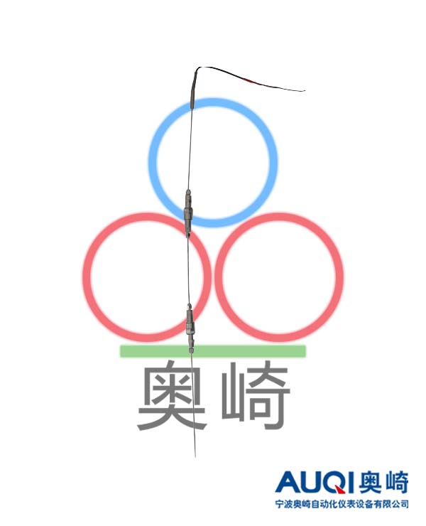 Special core temperature measuring thermocouple for nuclear power
