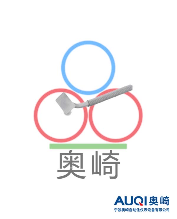 Blade type thermocouple